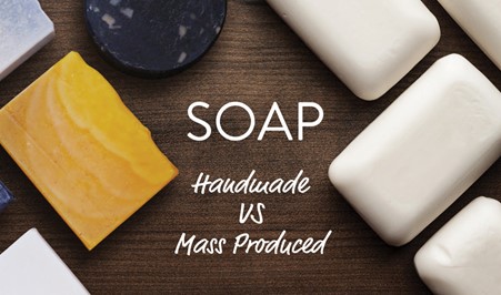 Handmade Versus Commercially Produced Soaps